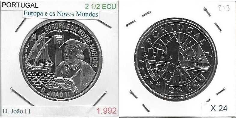 D. João II - - - Europa e os Novos Mundos - - - - -Moedas
