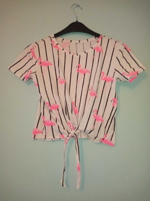 Bluzka w flamingi