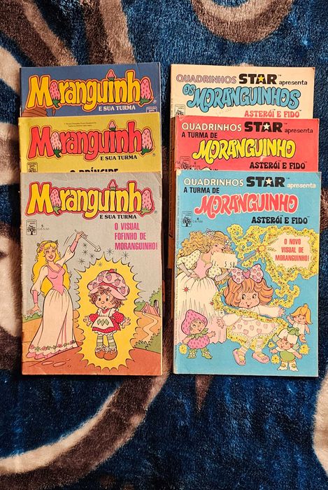 Moranguinho - 6 BD's anos 80