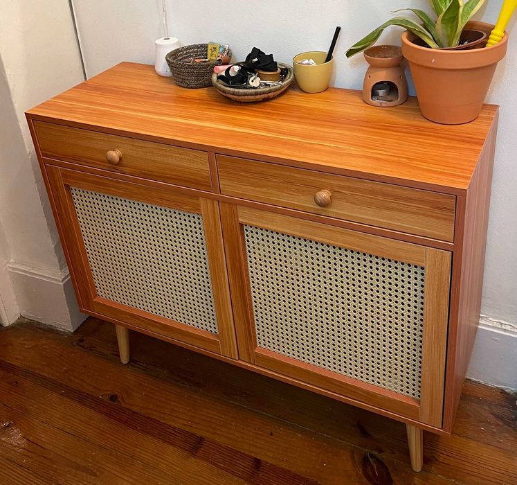 Aparador com Portas em Vime