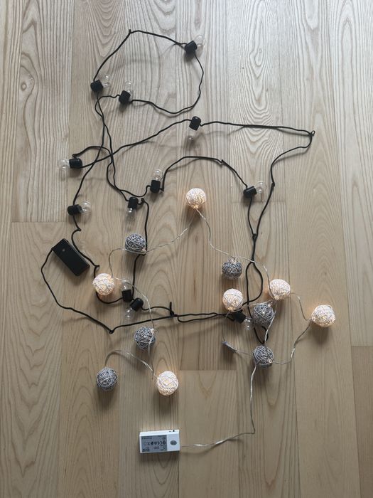 IKEA girlanda x2 led oświetlenie lampka nastrojowa