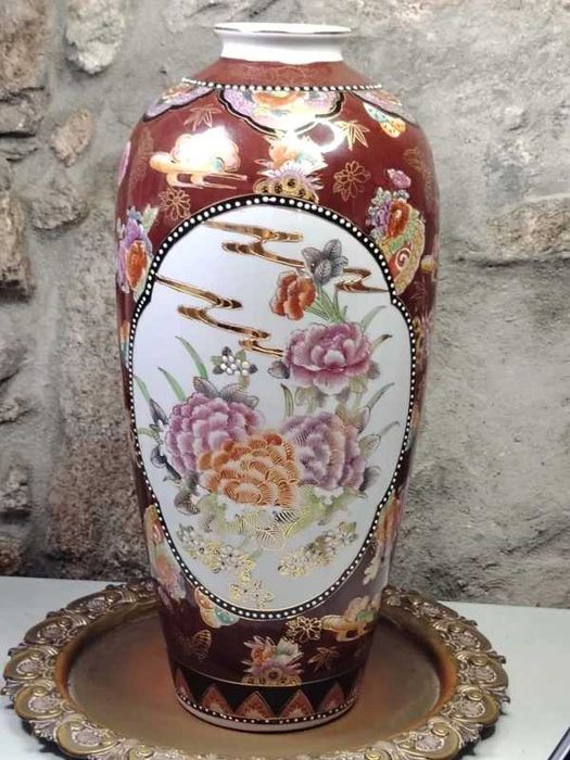 Jarrão Decorativo Estilo Oriental