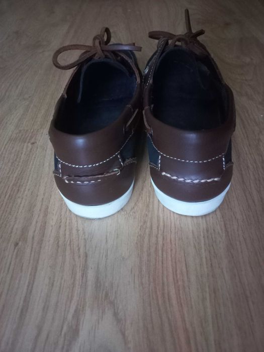 Мужские новые кожаные туфли - топсайдеры Onfire 43 p.