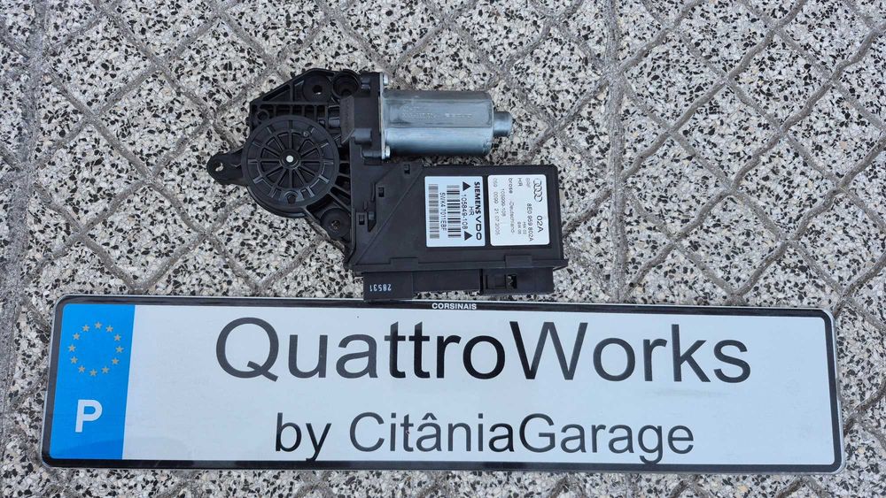 Motor Elevador Vidros Traseiro Direito Audi A4 B6/B7 (8E) Seat Exeo Original 8E0959802A