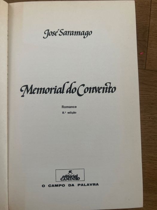Memorial do Convento - José Saramago