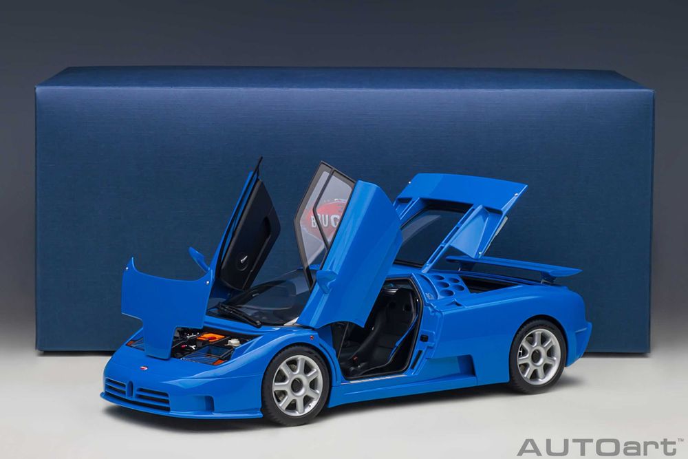 Bugatti EB110 SS French Racing Blue Autoart 1:18