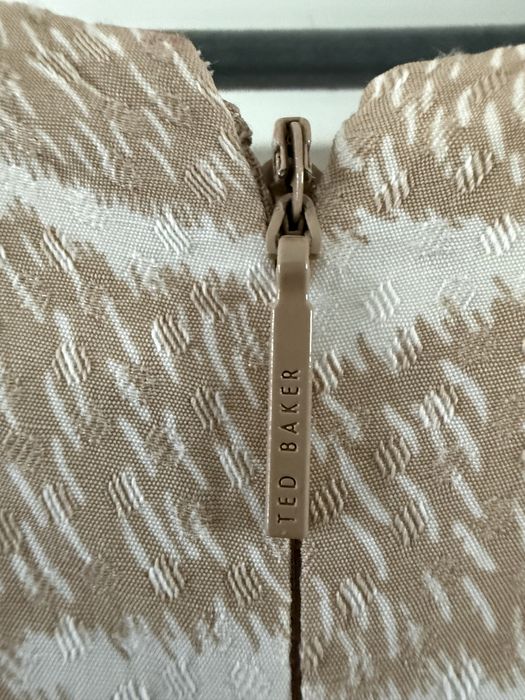 Sukienka mini lato beżowa Ted Baker rozmiar 38 40