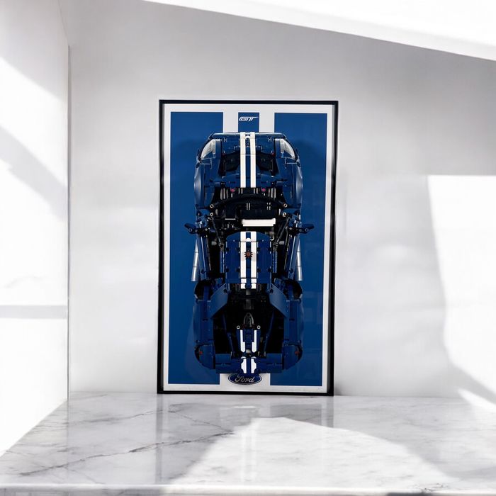 Арт Тримач Рамка на Стіну LEGO Technic Ford GT 42154 Лего Форд Технік