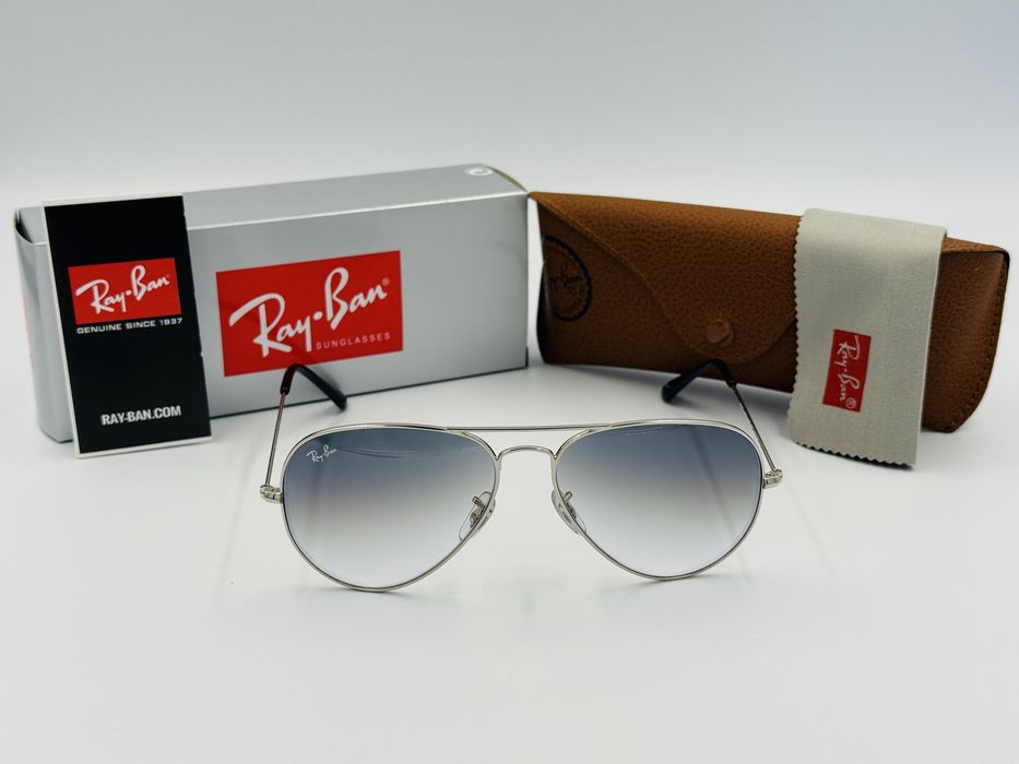Солнцезащитные очки Ray Ban Aviator Large Metal 3025 003/32 58 стекло
