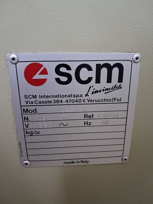 Wyrówniarka grubościówka SCM 2250 (50cm wał)