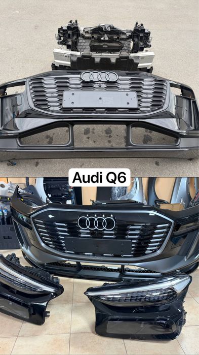 Audi Q6 etron sline Бампер комплектний