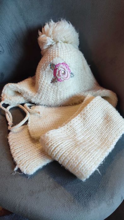 Шапка шарф комплект 4-6 років