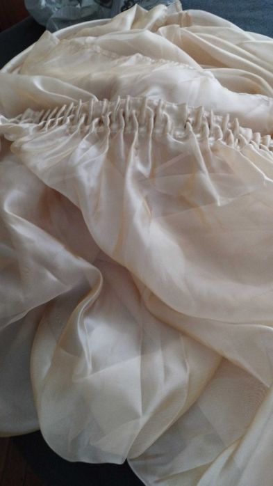 Тюль шифоновий на стрічці