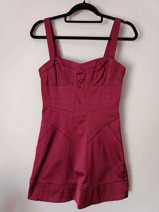 Vestido mango  bordeaux
