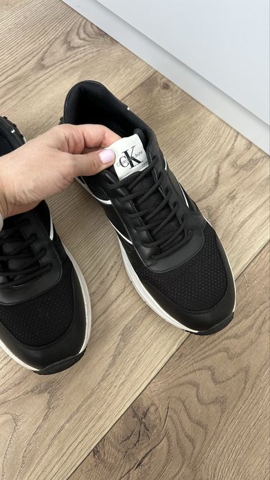 Чоловічі шкіряні кросівки Calvin Klein, р.43, 1 раз обуті