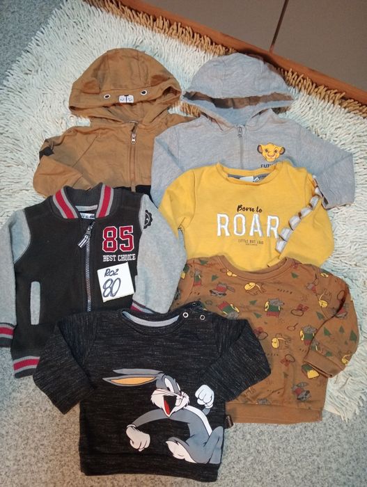 Bluzy chłopięce roz.80