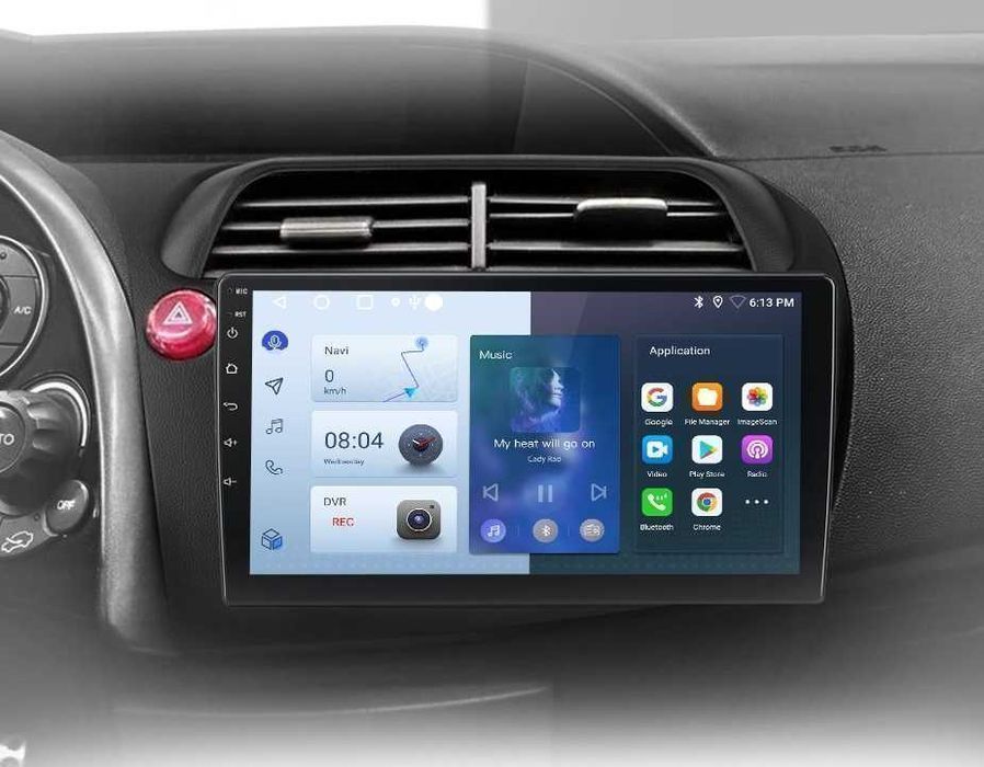 Honda Civic 2005–2011 – Radio Android 9” CarPlay
