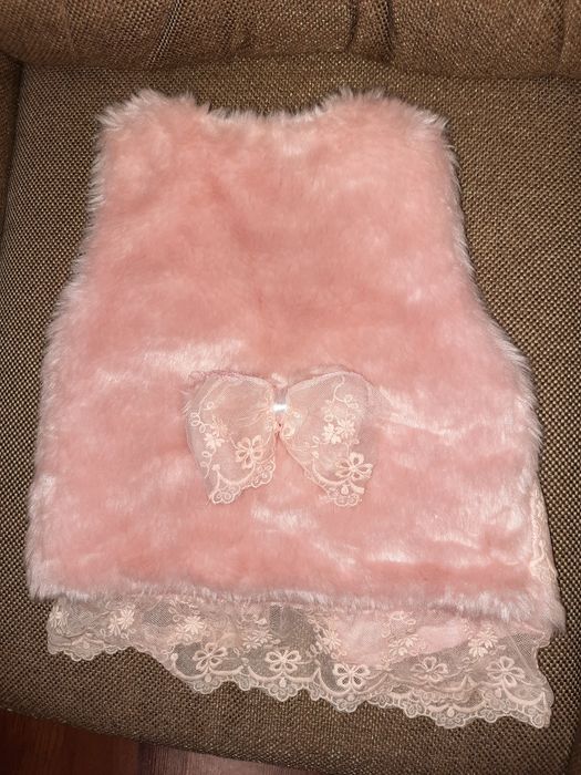 Жилет хутро для дівчинки