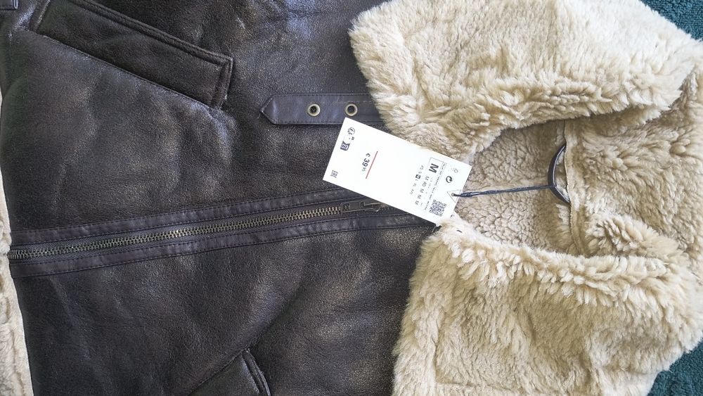 Kurtka ramoneska ocieplana