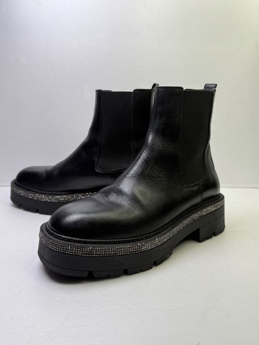 Botki skórzane czarne damskie  Dune London r. 39 Chelsea