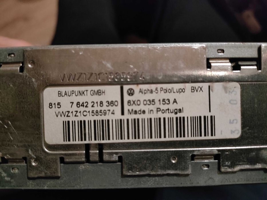 Radio volkswagen transporter orginał