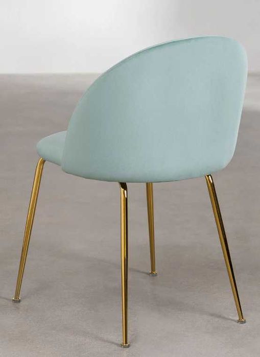 Cadeira Verde Veludo - NOVO