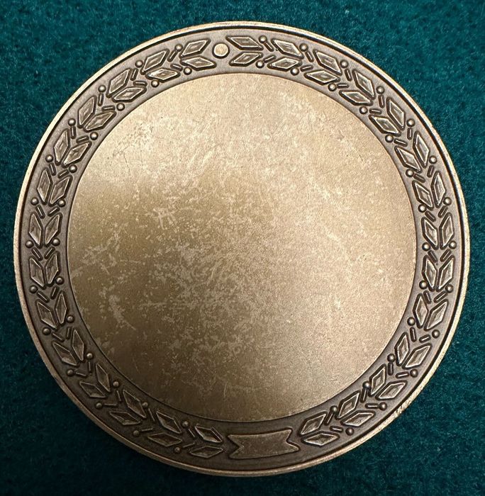 Medalha comemorativa em bronze banco de Portugal