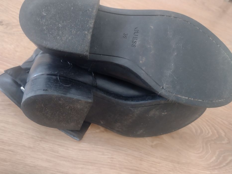 Czarne botki damskie kozaki guess 39