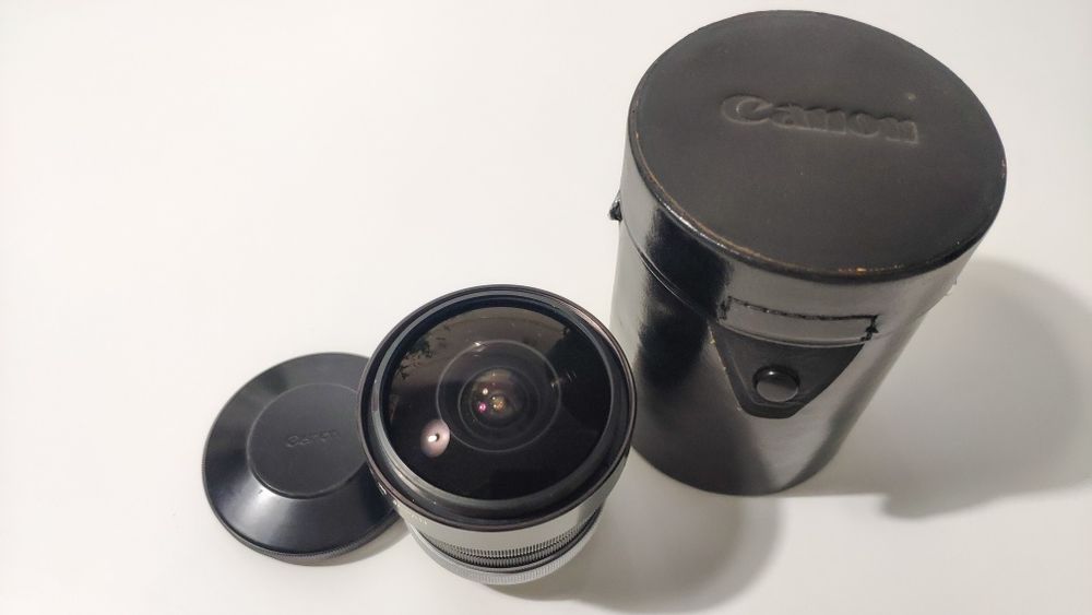 Objectiva Canon Fisheye FD 7.5mm 5.6 Para Canon AE-1 F-1