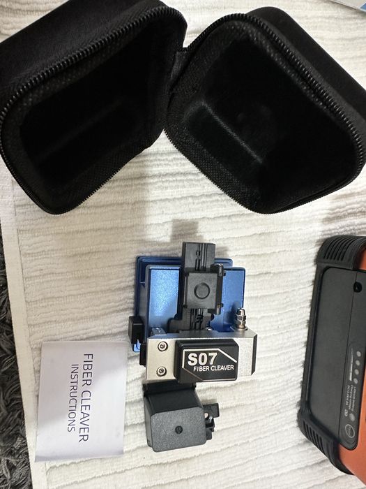 Máquina fusão  de fibra óptica VEVOR com 6 motores NOVA