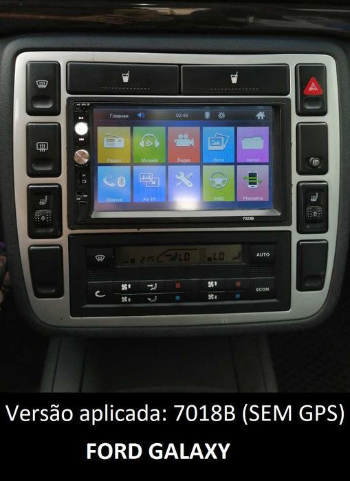 (NOVO) Rádio 2DIN 7" Oferta Câmera + MOLDURA - Bluetooth USB Micro SD