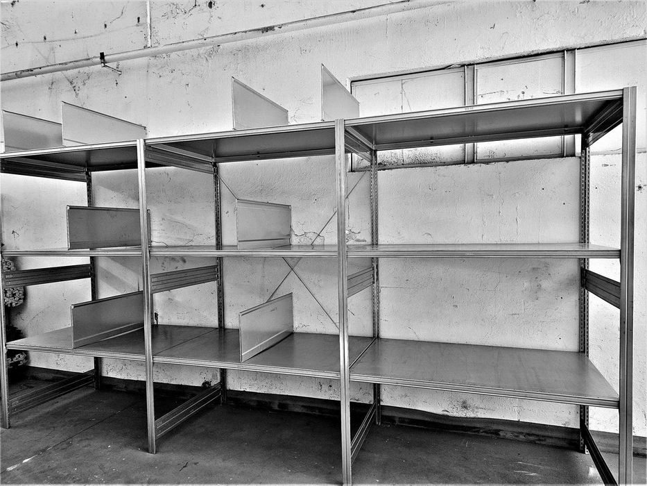 Regał Metalowy 82x200x306cm. Półkowy Ocynkowany Magazyn Garaż Piwnica