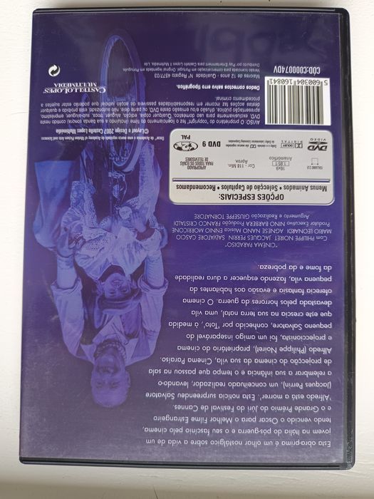 DVD cinema paraíso