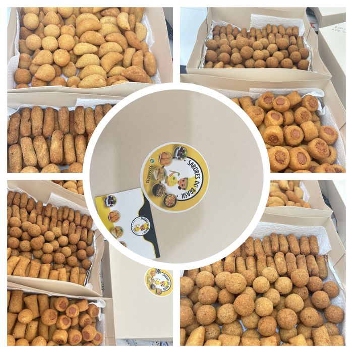 Aceitamos Encomendas de Salgados Artesanais de Festa