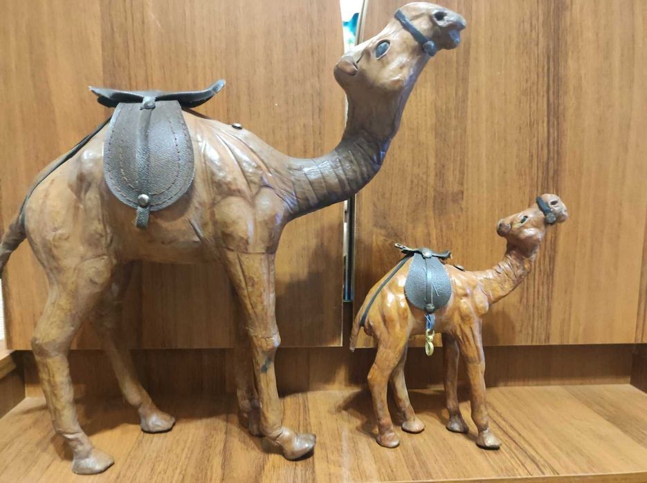 Статуэтка Верблюд, из кожи (2 шт)