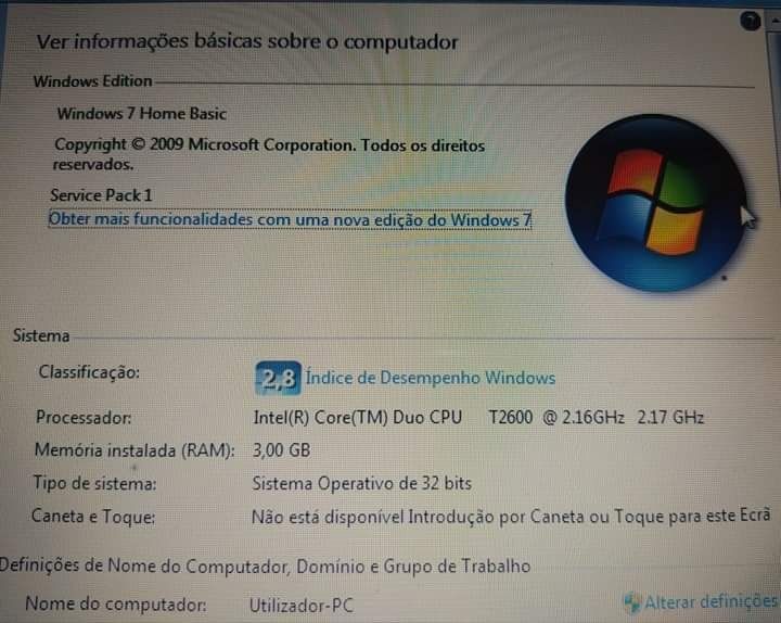 Portátil HP (ler descrição)