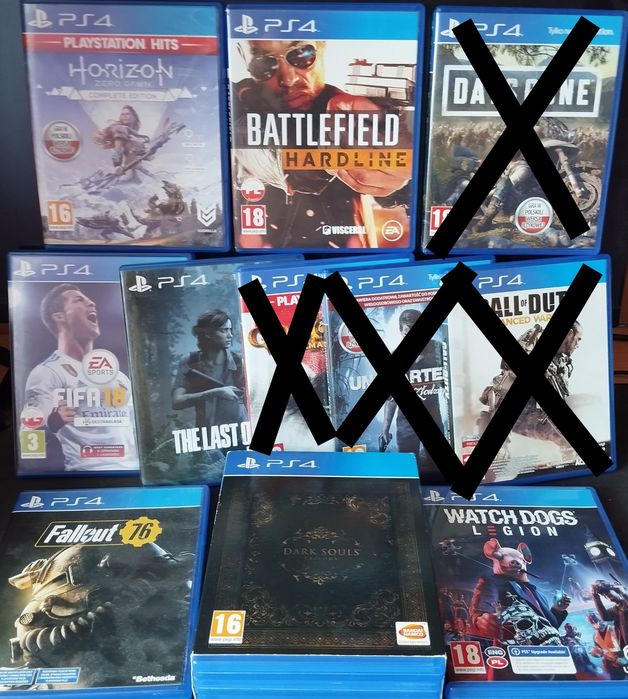 Zestaw gier na PS4