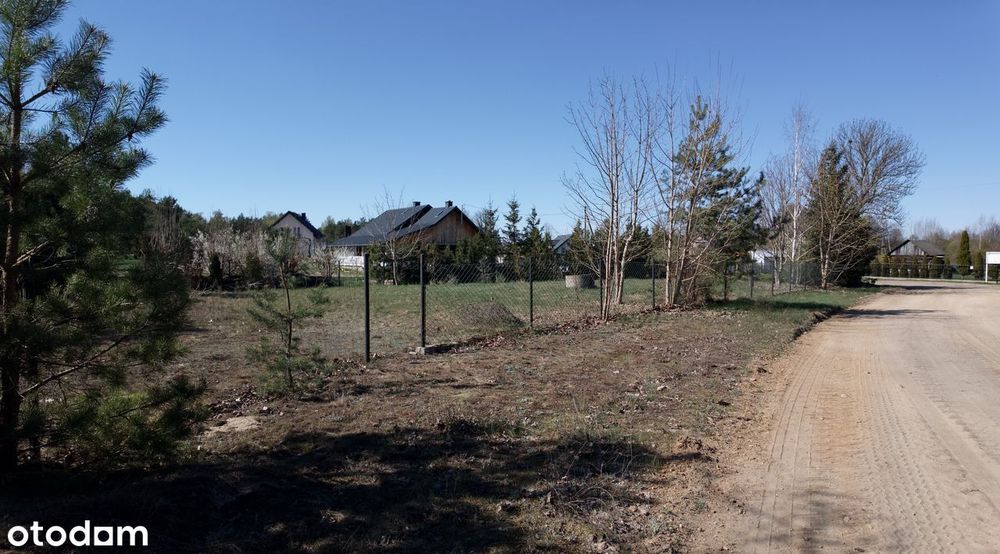 Działka 1350 m² Pupki (gm. Turośl) - narożna, ogrodzona, WZ - Widok 2