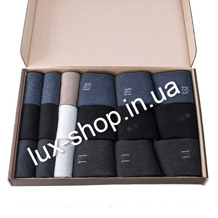 Носки мужские в наборе комбинации: осенние + зимние