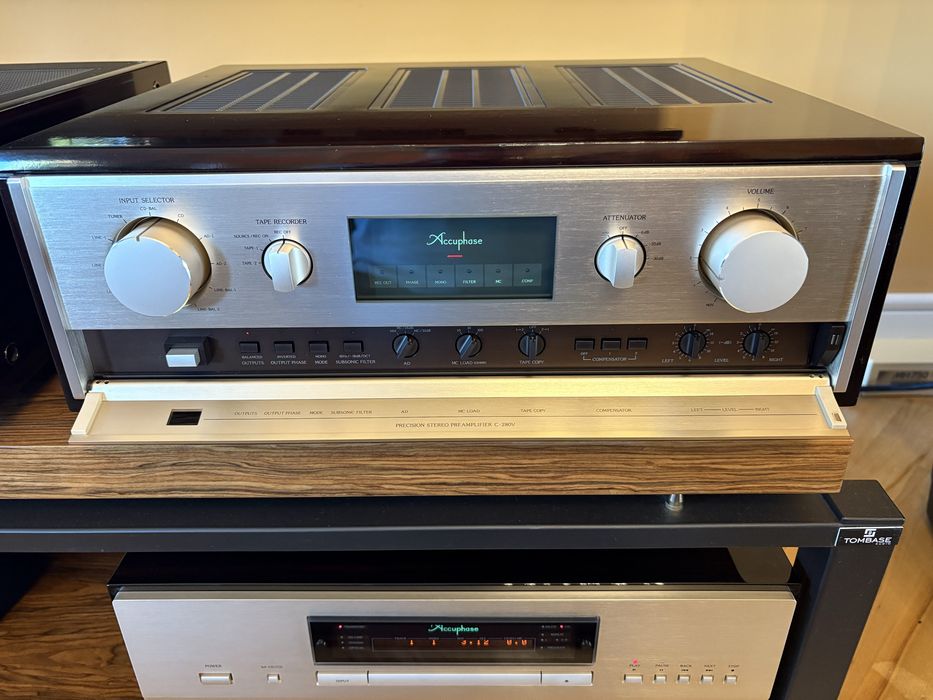 Accuphase C 280 V pudła foldery dokumeny PIA