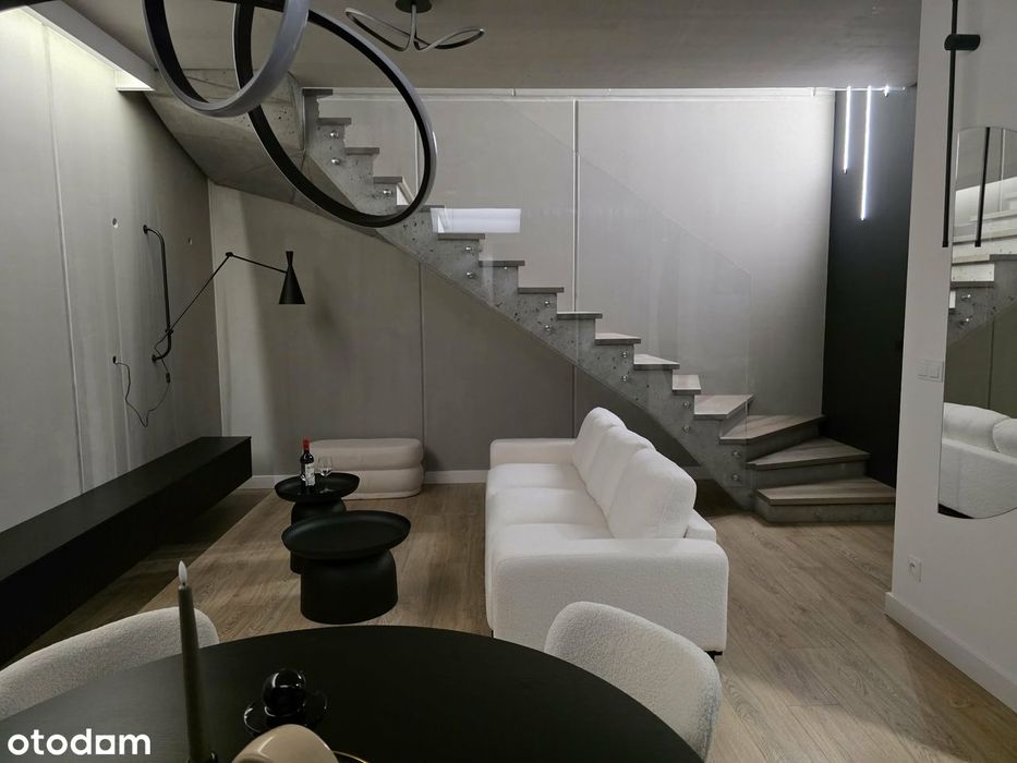Stylowe mieszkanie 65 m² | Dwupoziomowe | Balkon, taras i ogródek