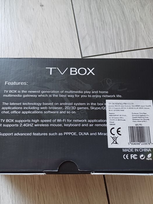 TV BOX 1GB+8GB praktycznie nowy