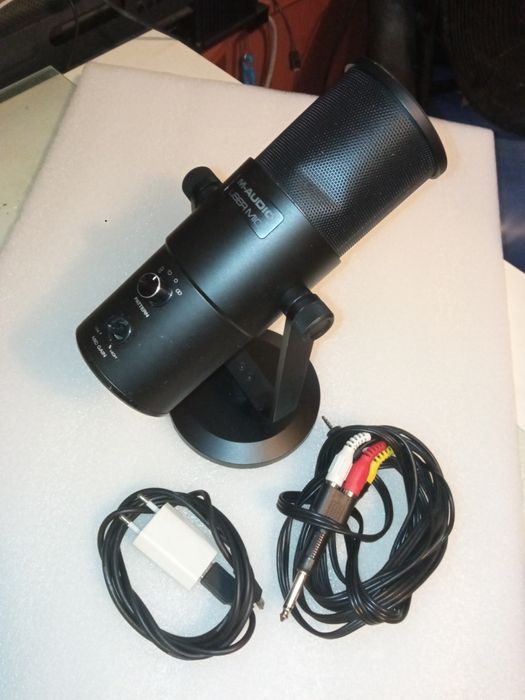 Microfone acústico 4 botões de nivelamento