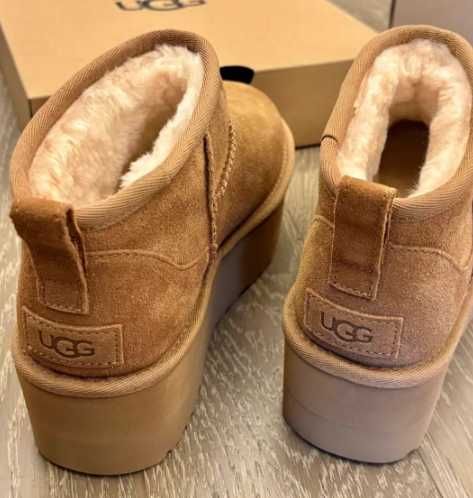 UGG krótkie buty zimowe brąz 38