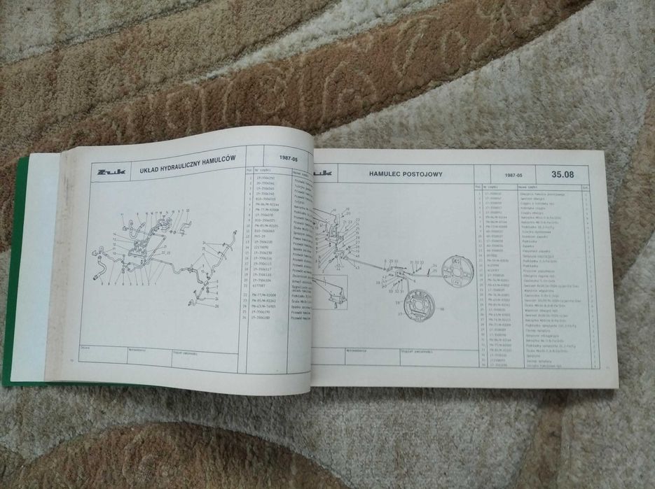 Katalog części Żuk 1988