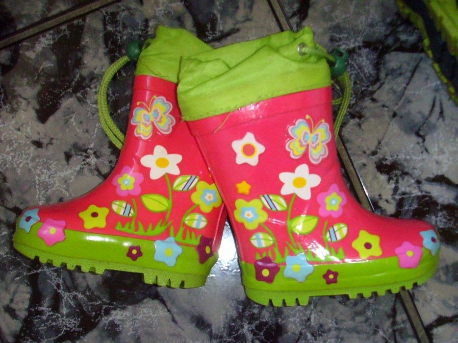 buciki gumowe dziewczece rozm .20 / 10,5 cm/