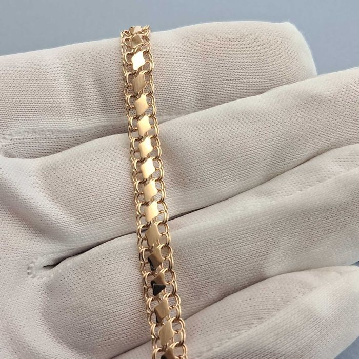 Золотой браслет 5,77 грамм 17 см Золотий браслет Золото 585 проба