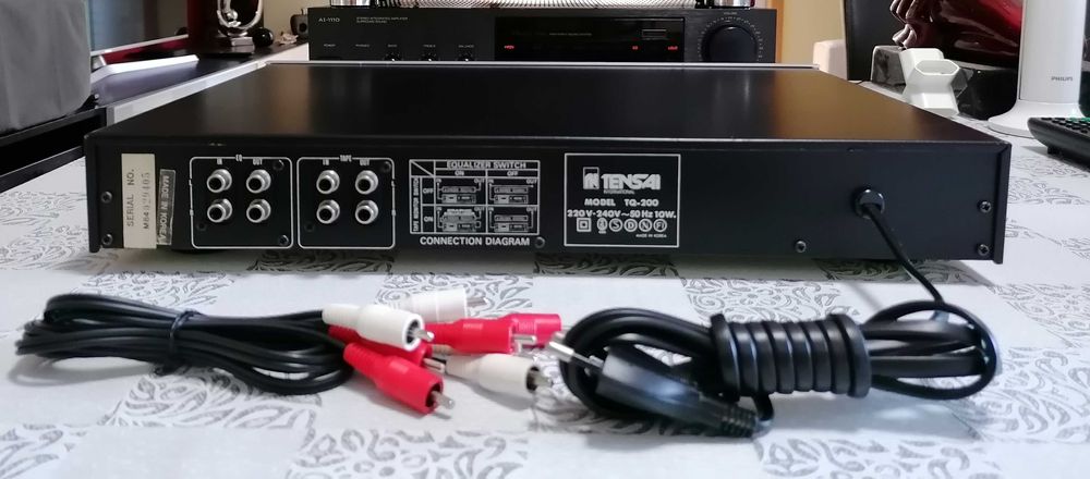 Excelente Equalizador Tensai TQ-200, Em Excelente Estado, (Como Novo)