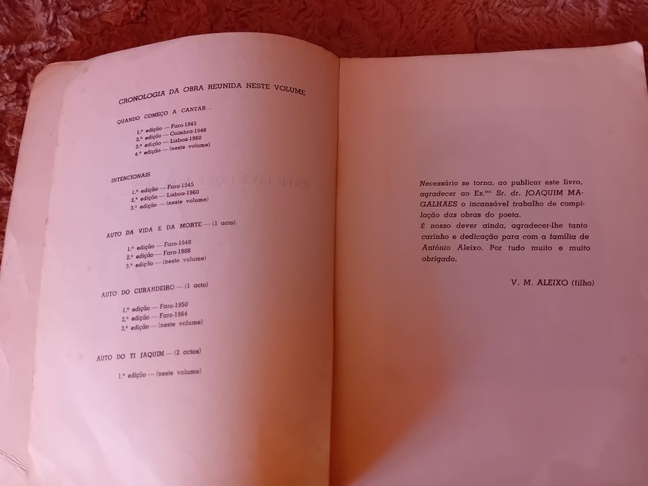 Livro Este Livro Que Vos Deixo...