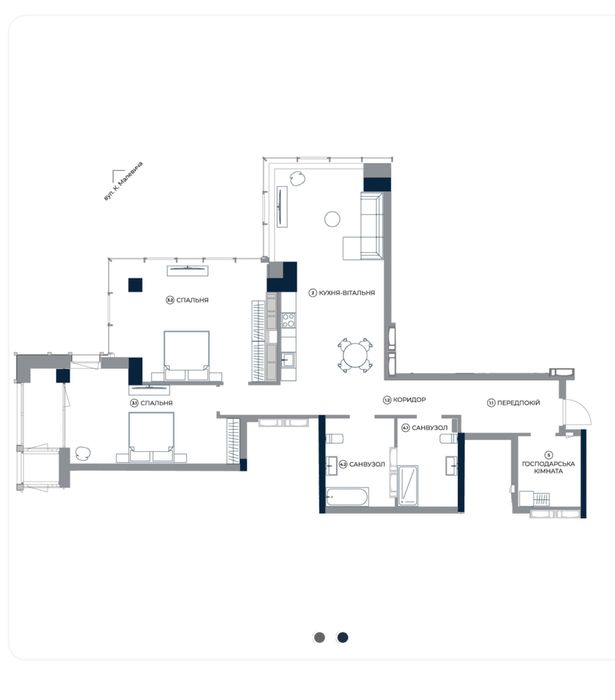 3-комнатная квартира по адресу ул. Антоновича (площадь 108 м²) - Atlanta.ua - фото 8